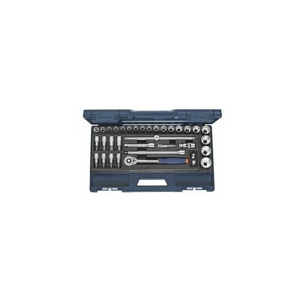 Garant 35 Pc 1/2 inch Drive Socket Set, with Surface Drive, 6 pt, 8 mm to 34 mm 638025 SD - main